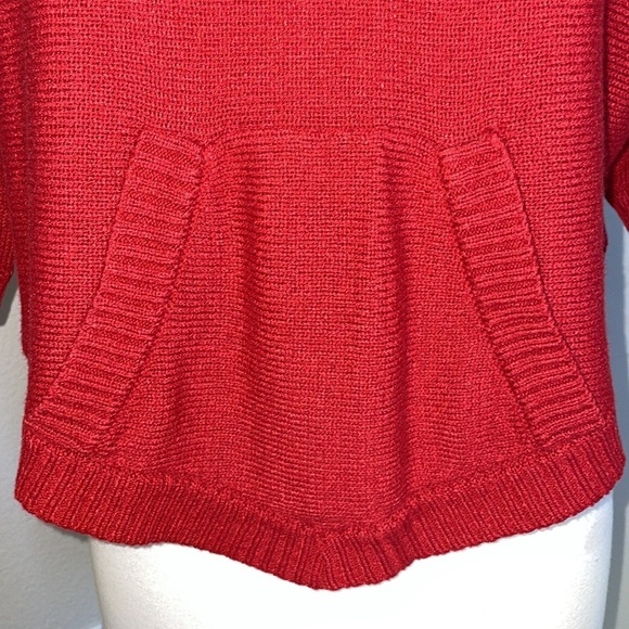 H&M DIVIDED hooded poncho 3/4 sleeve sweater in women’s size 2 - Picture 10 of 10